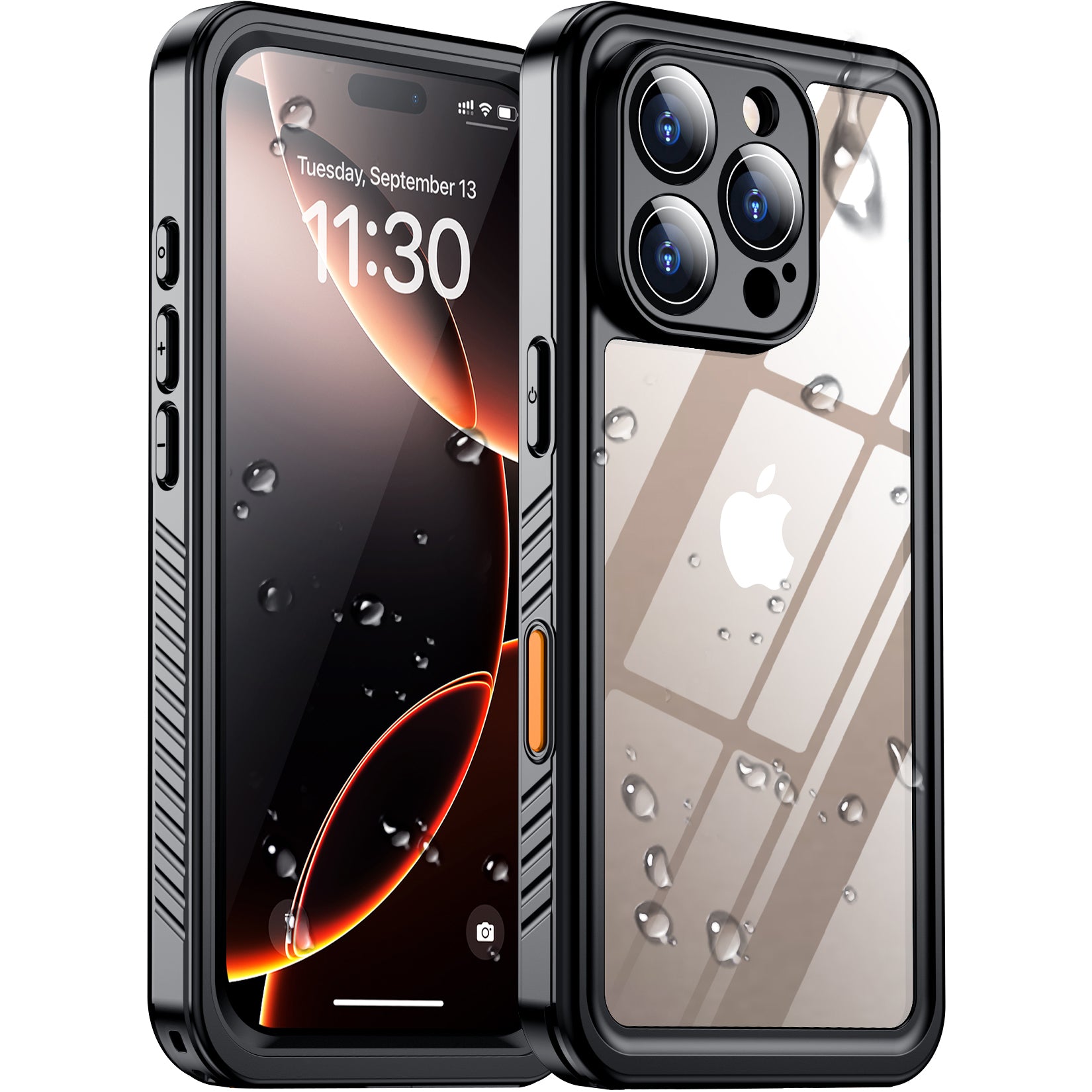 Temdan Compatible with iPhone 16 Pro Max Case Waterproof, Built-in Scr Temdan Compatible with iPhone 16 Pro Max Case Waterproof, Built-in Scr
