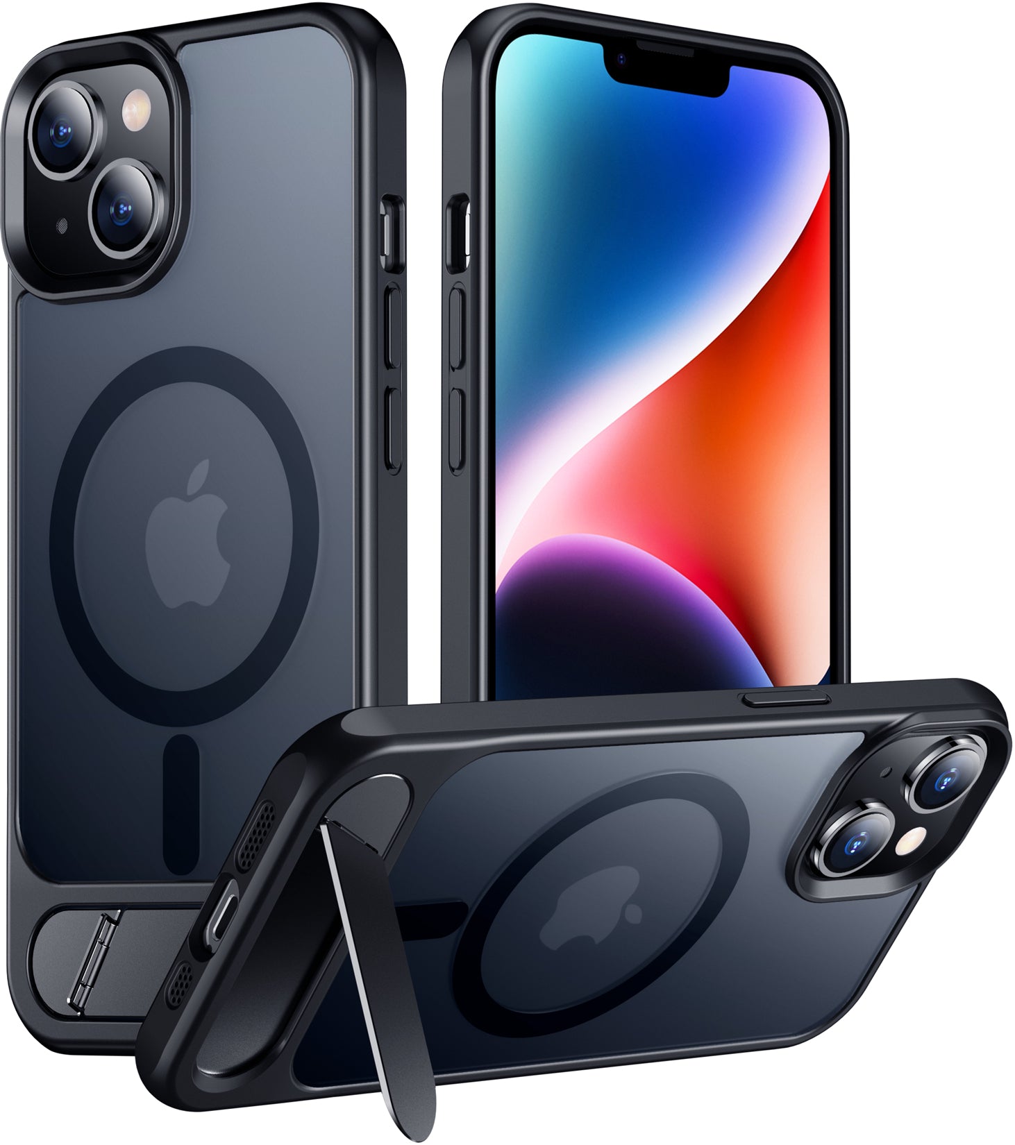 Temdan Magnetic Compatible with iPhone 14 Case/iPhone 13 Case,[Built-i Temdan Magnetic Compatible with iPhone 14 Case/iPhone 13 Case,[Built-i