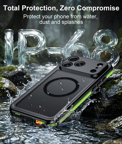 Temdan Designed for Phone 18 Pro Max Case Waterproof, Green
